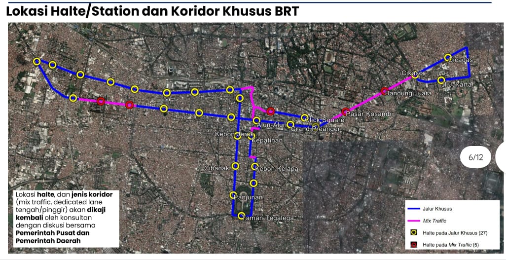 Rute BRT di Kota Bandung/Dok Humas Pemkot Bandung