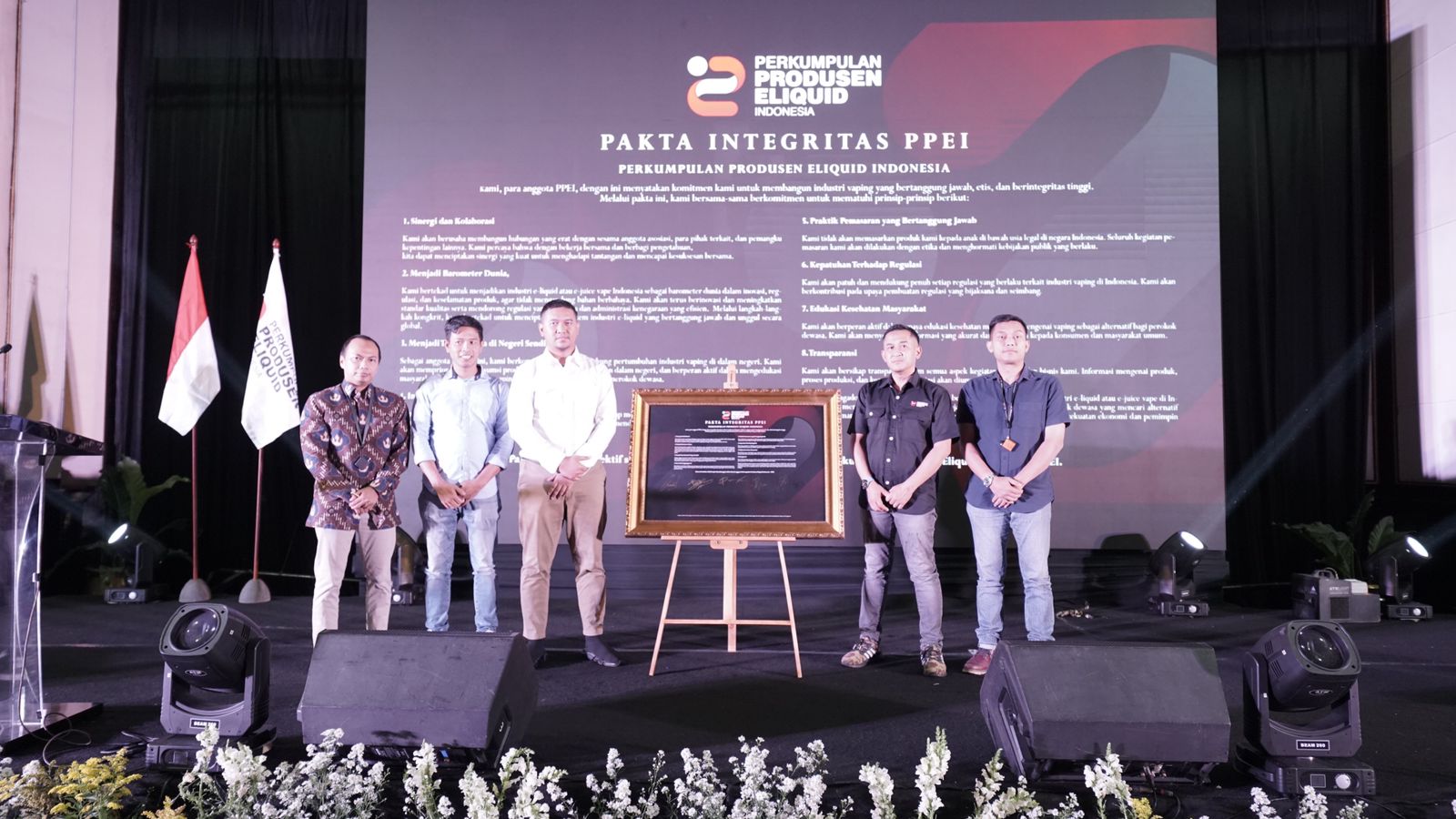 Perkumpulan Pengusaha E-Liquid Indonesia (PPEI) berkomitmen memperkuat kolaborasi menumbuhkan industri dan memperkuat ekosistem vape yang bertanggungjawab. Semua bermuara pada peningkatan kualitas produksi sekaligus bersinergi dengan regulasi.