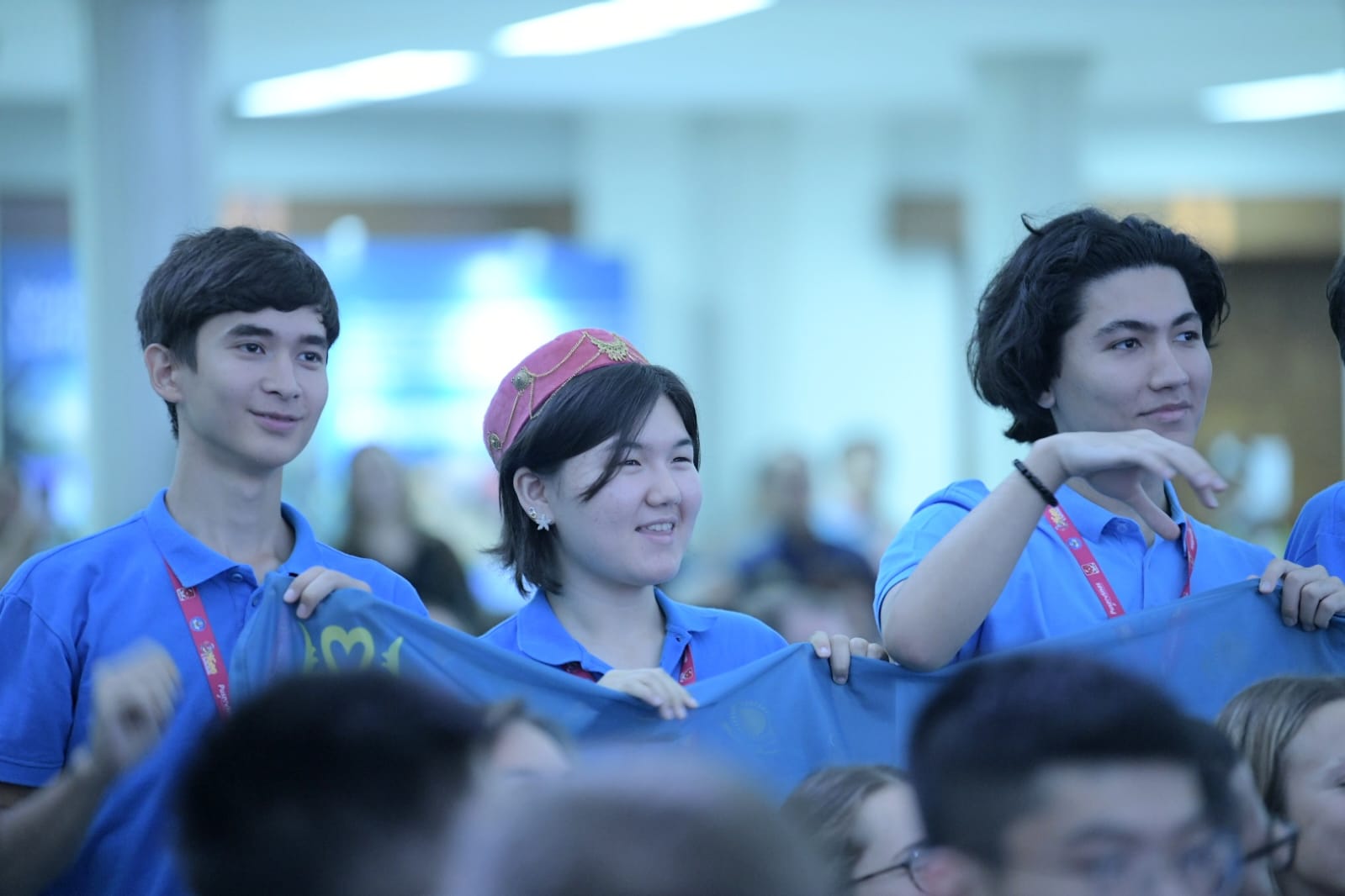 Suasana pembukaan Olimpiade Geografi Internasional atau International Geography Olympiad (iGeo) 2023 di Gedung Merdeka, Jalan Asia Afrika, Kota Bandung, Selasa (8/8).
