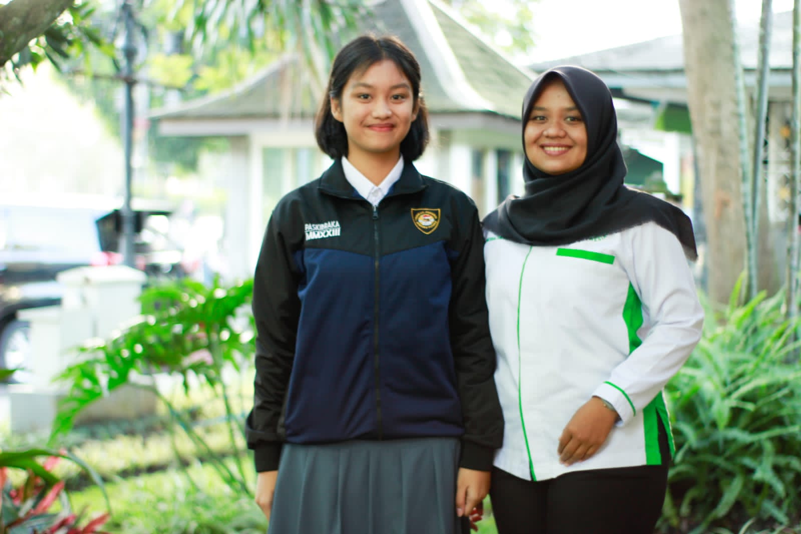 Siswi SMAN 7 Kota Bandung, Cabbyan Davita berhasil menjadi anggota Pasukan Pengibar Bendera Pusaka (Paskibraka) tingkat nasional